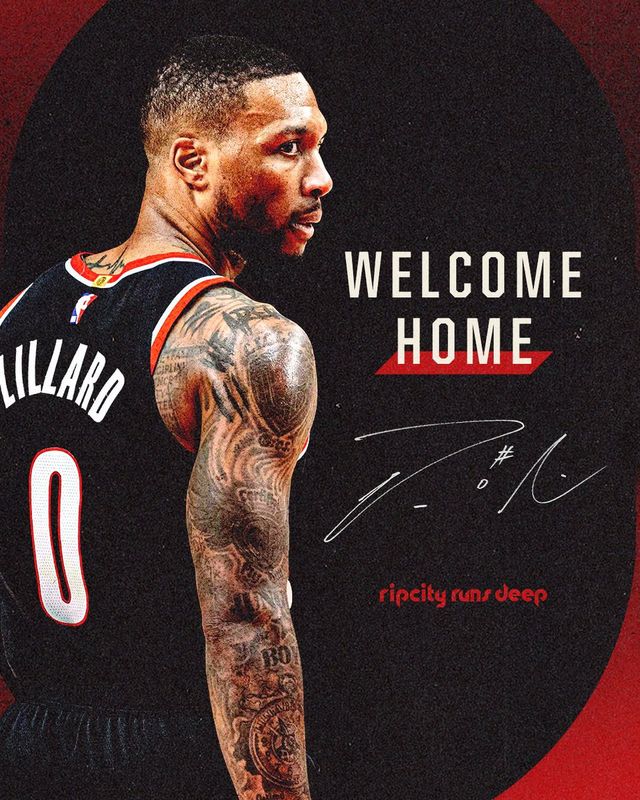 3年4200萬美元！開拓者官宣簽約利拉德：五大數(shù)據(jù)排名隊史第一